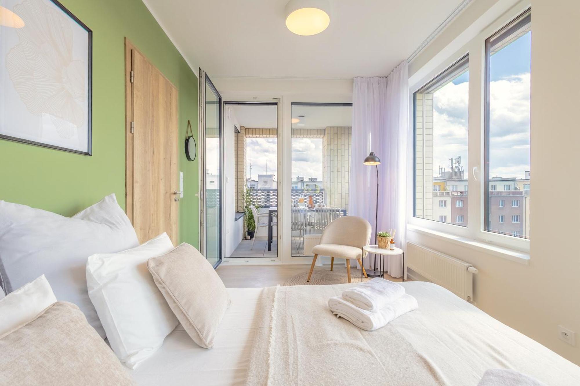 Bright 2Br - 8Th Floor, Balcony, Free Parking - By Gravity Prague公寓 外观 照片