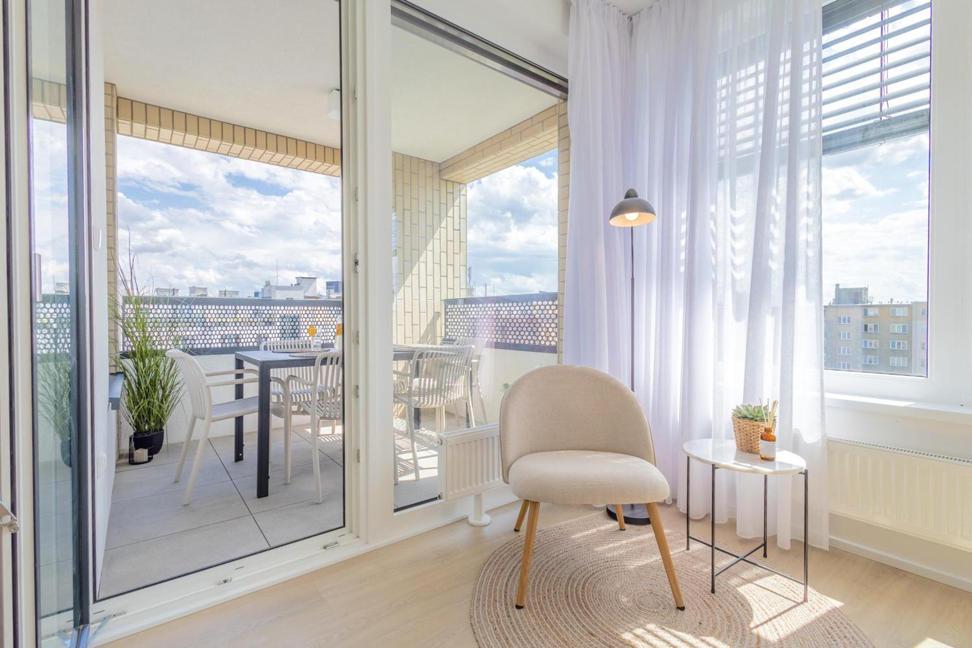 Bright 2Br - 8Th Floor, Balcony, Free Parking - By Gravity Prague公寓 外观 照片